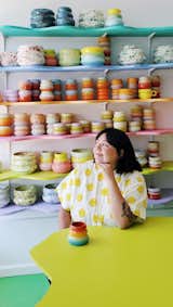 San Francisco native Viviana Matsuda creates colorful ceramic mugs, cups, and planters for Mud Witch. In 2022, Matsuda will open a workshop with a sliding payment scale for those who need it, giving everyone an equal opportunity to experience joy and comfort through ceramics.