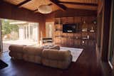 Deciding not to paint the original ceiling (”I was tempted so many times!” she says) was one of Leah’s biggest design decisions. “I feared it’d have a cabin look, but ultimately trusted my gut and it turned out to be one of my favorite rooms in the home,” Leah says.