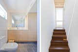 Guest bathroom/Stair to roof deck