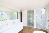 A Light-Filled Master Bath with Minimal, White Palette