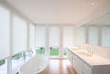 Shades Can Be Drawn in the Master Bath When Privacy is Desired