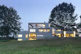 Rear Elevation of MODERN MODULAR Prefab Home