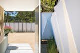 Autocourt with acoustic panel screen walls, salvaged from a NYC parks amphitheater.