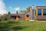Exterior, Metal Siding Material, Metal Roof Material, House Building Type, and Flat RoofLine  Photo 2 of 7 in Vermont Cabin by Resolution: 4 Architecture