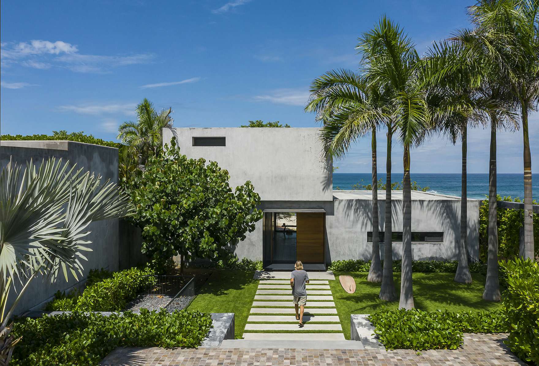 Photo 1 of 11 in A Concrete Beach House in Mexico Opens a Portal to