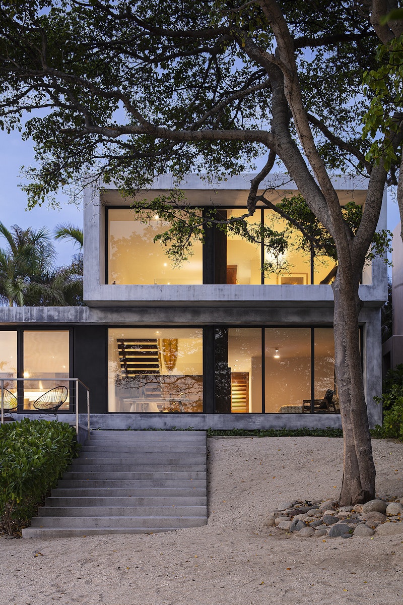 photo-3-of-11-in-a-concrete-beach-house-in-mexico-opens-a-portal-to