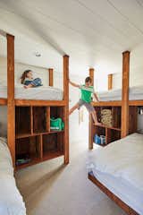 The ground floor includes a four-bed bunk room, allowing the Milford's two sons to bring friends.