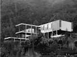 An archival photo showcases the Zeidler Residence shortly after its completion.