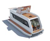 Once on the water, the Caracat expands like a Swiss army knife, its expanded pontoons and roof becoming outdoor decks.  Photo 4 of 9 in Can’t Decide Between a Boat or RV? This $130K Travel Trailer Promises to Do Both
