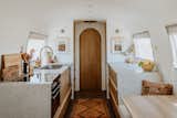 The Anza Airstream was designed to feel more open than other trailers, with little upper cabinetry.