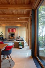 Looking toward the living room from the dining areas