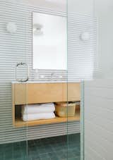 The new basement bathroom.