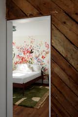 On the third floor, the wall outside the kids’ bedrooms is left exposed.