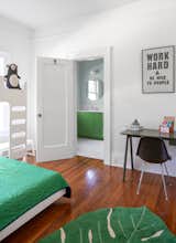 Kids Room, Bedroom Room Type, Pre-Teen Age, Bed, Desk, Bench, Chair, Medium Hardwood Floor, and Boy Gender  Photo 16 of 19 in Dundee House by Traction Architecture