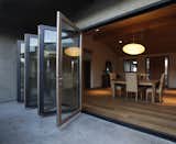 Featuring LaCantina's Aluminum Wood Folding System.   Photo 10 of 12 in Dine In and Out by LaCantina Doors