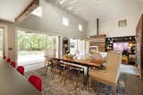 The co-host of HGTV's Kitchen Cousins, John Colaneri and his wife custom built this brand-new modern rustic New Jersey home from the ground up featuring LaCantina's Aluminum Thermally Controlled Folding Systems.   Photo 6 of 12 in Dine In and Out by LaCantina Doors