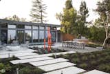 Klopf Architecture, Outer Space Landscape Architects, and Flegels Construction updated a classical 1950s original mid-century modern house designed by the late Frank Lloyd Wright apprentice Ellis Jacobs. 