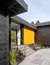 Intimate gardens help transition the addition into the wilder landscape.