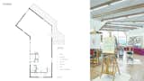 Studio structure - ground floor plan / interior overview