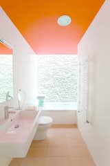 Bath Room and Ceramic Tile Floor  Photo 16 of 29 in Inside House by Habitan Architects