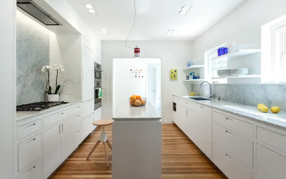 7 Stress-Free Ways to Keep Your White Kitchen Spotless - Dwell