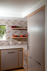 Wood Cabinet, Engineered Quartz Counter, Refrigerator, Light Hardwood Floor, Ceramic Tile Backsplashe, and Kitchen Kitchen  Photo 5 of 10 in Birchwood by cpopp workshop