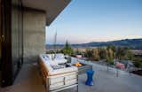 Outdoor, Trees, Large Patio, Porch, Deck, Concrete Patio, Porch, Deck, Desert, Back Yard, Shrubs, and Hardscapes  Photos from Park City Modern Residence