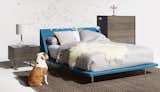 Blu Dot Nook Bed

What do you get when a curved, upholstered headboard flows into a slim, padded frame? One seriously good-looking bed. It's enough to make you want to leave the lights on. Other sizes available. Leg finish available only as shown in image.