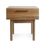 Blu Dot Shale Bedside Table

Layers of clean details. Warm wood and full grain leather pulls add storage panache and practicality to the bedroom, living room or dining room. Available in Smoke, Light Walnut and natural Walnut. Choosing a color have you feeling nutty? Request free swatches.