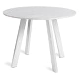 Blu Dot Right Round 42" Marble Dining Table
Four powder-coated steel legs provide a sculptural and sturdy base for a honed marble top. An easy companion to any chair, the design holds its own in the dining room, office or entryway. Legs available in either matte grass green or matte black. In 42" and 52". #modern #diningtable #design #marbletable