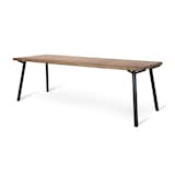 Branch 91" Dining Table
Sculptural powder-coated steel legs handsomely prop up solid wire-brushed oak. This table is available in square, 76" and 91" sizes. 
