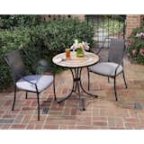 #homedepot #outdoorliving #patio #bistro #set #taupecushions #tiletop #table