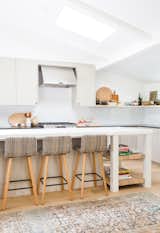 When updating her country kitchen into a modernist haven, Amber Lewis had a kitchen island at the top of her wish list.