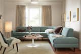 
A small-scale sectional with sophisticated style, Reese adds refinement with details like button tufting, precise welting and tall, tapered legs. #madeinamerica #living #furniture 