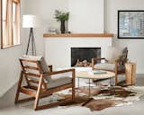 Subtle Japanese design influence and a mix of materials make Nara a unique chair.  #madeinamerica #living #furniture 