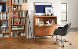 Create an office anywhere with our Linear office armoire. A drop-down work surface, built-in file drawers and adjustable shelves allow you to make the most of this versatile solution. #furniture #office #madeinamerica