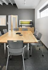 Combine hand-welded stainless steel Portica table legs with the wood top of your choice to personalize your own table. #furniture #office #madeinamerica