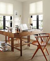 Inspired by classic writing desks, the Ellis desk looks decidedly fresh in whatever wood you choose. Heirloom quality construction and a drop-down drawer front make Ellis as durable and versatile as it is timeless. #furniture #office #madeinamerica