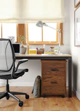 Inspired by the Arts and Crafts movement, the Linear storage collection is built in a small woodworking shop in northern Wisconsin. Its refined, yet durable design, features details like dovetail joinery and handcrafted hardware, all indicative of expert technique. #furniture #office #madeinamerica