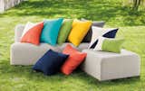 Rain or shine, our Sunbrella® Canvas pillows are a welcome addition to your outdoor space. #madeinamerica 
