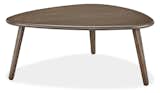 Durable solid ash is transformed into the light, fluid profile of our James cocktail table through the skill of Vermont woodworkers. Great for nesting with the James end table, the visible mortise-and-tenon joinery and softly rounded table edges and legs give our James cocktail table a unique, organic shape. #furniture #madeinamerica 