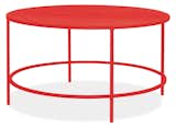 A Room & Board classic, the Slim round cocktail table offers a balance of grace and strength. Powder-coated natural steel gives weight to a delicate handcrafted design that features subtle weld marks unique to each piece. #furniture #madeinamerica 