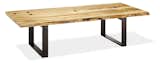 Spalted sugarberry is a sustainably harvested U.S. wood, and its light golden color is the ideal backdrop for the distinctive grain pattern that results from spalting. Spalting naturally occurs as a tree starts to decline, creating color variations, shading and lines that are unique to each tree and its environment. #furniture #madeinamerica 