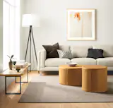 Clyfford Still was considered one of the foremost Color Field painters, using jagged flashes of color to give the impression that one layer of color has been torn from the painting. His 1953 piece "Untitled" is reproduced as a serigraph. #art #madeinamerica 