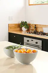 Made by artisans in North Carolina's HAAND ceramic studio, our Anya nesting bowls are slip cast from porcelain to ensure a beautiful and durable handcrafted product.