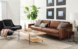 
For those who love contemporary lines but seek extreme comfort, the Hess leather sofa is the perfect place to unwind. A low-slung frame and thin arms don’t take up much visual space in your room, but the deep seat and blend-down cushions create great space to lounge.   Photo 1 of 164 in Modern Living Room Furniture by Room & Board