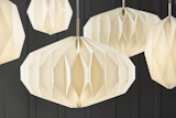 Developed in California our Orikata pendants add eye-catching drama to your home. Beautiful material is laser-cut and then carefully folded and stitched together, creating functional works of art. 