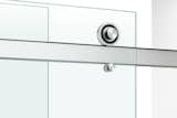 The Rorik sliding door shower system is available in Brushed and Black Stainless.