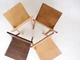 The Isometric Chair is made by Mennonites in Pennsylvania from 4 locally harvested hardwoods and hand-finished with a non-toxic oil-wax finish. The geometry of the seat and backrest are optimized for non-restricted sitting to support proper posture. Melding machine driven, digital design with the material beauty of wood, the chair’s form is stripped down to its bare essentials. 
kalonstudios.com/shop/isometric-chair/