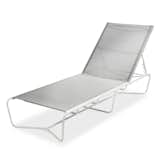 Outdoor Chaise Lounge, $179.99; available in gray or white; designed by Chris Deam and Nick Dine for Modern by Dwell Magazine for Target 